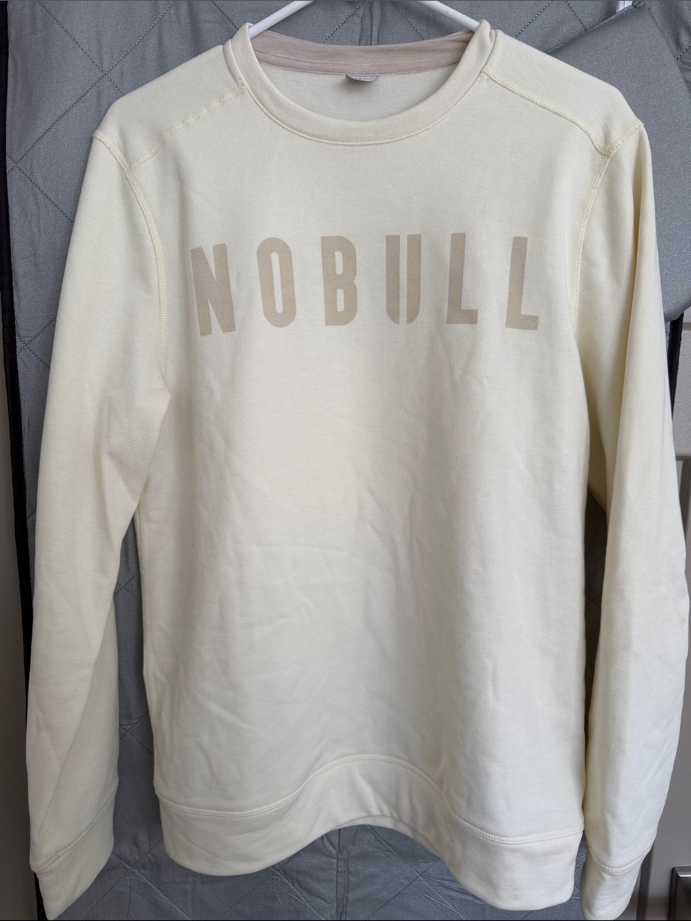 NOBULL Men's Crewneck Sweatshirt - Cream